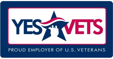 YesVets Logo - Proud Employer of US Veterans